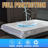 PROMORE Plastic Mattress Bag for Disposal Moving or Storage, Clear Waterproof Mattress Protector Covers - King/Cal King Size (1.5Mil) PROMORE