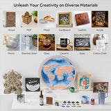 ATOMSTACK 48000mW Laser Engraver, A40 PRO V2 with Air Assist, 30000mm/min Laser Cutter for Bulk Engraving Cutting High Accuracy Laser Engraving Machine for Wood Acrylic Leather Stone Metal ATOMSTACK