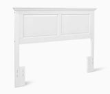 Mantua Arcadia Headboard (Full/Queen, Gloss White) Glenwillow Home