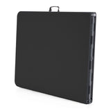 Plastic Development Group Plastic Banquet 6 Ft Indoor Outdoor Folding Table, Black Peakform