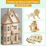 30 Pack Basswood Sheets 12x12x1/12 Inch, Plywood Sheet Unfinished Wood Boards Blanks for Laser Cutting, Engraving, Burning, Crafts Ecurfu