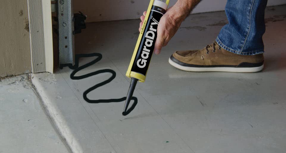 1” High Garage Door Threshold Seal Kit 8'3" Length | Flexible PVC | Complete Kit Includes 1 Adhesive | GaraDry GARADRY