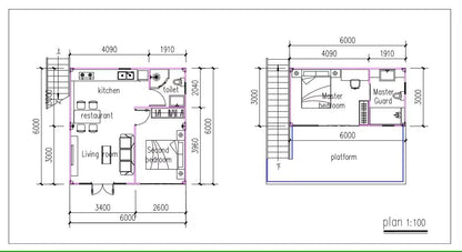 S.E.Q Double Story, Fully Equipped Bathroom, and Kitchen Tiny prefab Container House. Home with Glass sunroom and Stairs Free Water Heater (20 ft)