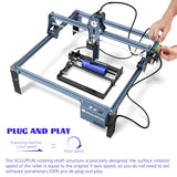 SCULPFUN Laser Rotary Roller, Laser Engraver Y-axis Rotary Module for Engraving Machine, 360° Engraving Cylindrical Objects Cans, Compatible with Most Laser Engraving Machines SCULPFUN