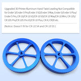 4Pcs Ender 3 Bed Springs Upgrade and Blue 3D Printer Bed Leveling Nuts Use for Ender 3/Ender 3 S1/Ender 3 V2 /Ender 3 Neo/Ender 3 Pro/Ender 3 Max Neo,Ender 5 CR-10 Series 3D Printer Heatbed Leveling, TIEXYE