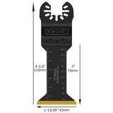 XXGO 120 Pcs Oscillating Multitool Blades Accessories Kits Compatible with Bosch, Chicago, Craftsman, Dremel, Fein, Harbor Freight, Milwaukee, Porter Cable, Ridgid, Ryobi, Rockwell XG1201 XXGO