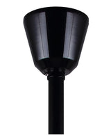 Canarm CP48D10N 48-Inch Industrial DC Ceiling Fan, High-Performance, Black, Downrod Mount, Energy-Efficient Cooling for Commercial & Residential Use Canarm