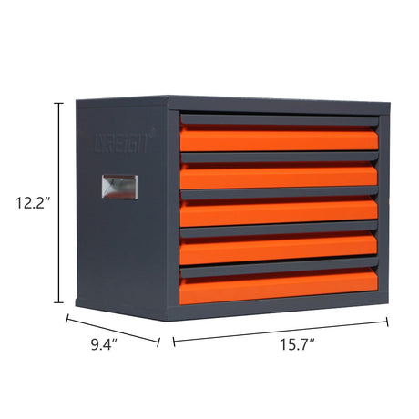 5 Drawers Drill Bit Dispenser Cabinet - Drill Bit Organizer Cabinet for 1/16" to 3/8" | Stackable Milling Cutter Storage Box for Drill Bit Storage DRIFFY