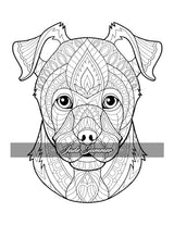 Amazing Dogs Coloring Book: Beautiful Dogs, Adorable Puppies, and Relaxing Designs for Adults and Teens WoodArtSupply