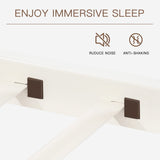 Stylish White Twin Loft Bed with Safety Guard and Removable Ladder by ikalido ikalido