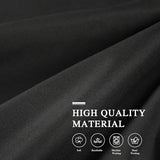 YRDKB Black Canopy Bed Curtains - 4 Corner Post Bed Curtains Queen Lightproof Siamesed Drapes Bed Canopy for Adults & Girls Bedroom Decoration(Black,Queen)