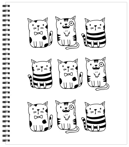 Large Print Easy Color & Frame - Cats (Stress Free Coloring Book)