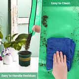 Onlysuki Repotting Mat for Indoor Plant Transplanting Control Mess, 26.8"X26.8" Waterproof Succulent Potting Mat Square Planting Tray Soil Change Mat Gardening Gifts for Plant Lovers Onlysuki