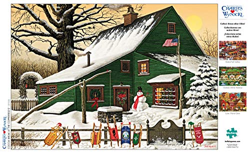 Buffalo Games - Charles Wysocki - Cocoa Break at The Copperfields - 500 Piece Jigsaw Puzzle Multi, 21.25"L X 15"W Buffalo Games