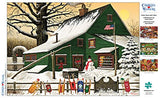 Buffalo Games - Charles Wysocki - Cocoa Break at The Copperfields - 500 Piece Jigsaw Puzzle Multi, 21.25"L X 15"W Buffalo Games