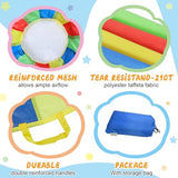 Sonyabecca Parachute, Play Parachute 10ft 12ft 16ft with 12 Handles 20ft 24ft with 16 Handles for Kids Cooperation Group Play Sonyabecca