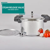 Mirro 92116 Polished Aluminum 5 / 10 / 15-PSI Pressure Cooker / Canner Cookware, 16-Quart, Silver Mirro