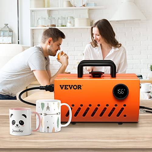 VEVOR Mug Heat Press, 30oz Tumbler Heat Press Machine, Sublimation Transfer 11-15oz 16-25oz 30oz Straight Skinny Tumblers, Cup Heat Press with Heat-Resist Gloves & Tape, DIY Ceramic Mugs Cups Glasses VEVOR