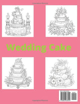 Wedding Cake Coloring Book WoodArtSupply