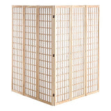 VEVOR Room Divider, 6 Panel Japanese Room Divider, Wood Folding Privacy Screen Indoor, Partition Dividers Portable Decoration Screens, for Room Separation Home Office Restaurant & Bedroom(Natural) VEVOR