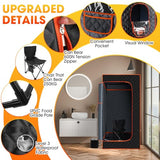 OneAmg Sauna Box,Portable Sauna for Home,2024 Sauna Tent with 3L 110V Steamer,9 Levels,36 * 36 * 71inch OneAmg