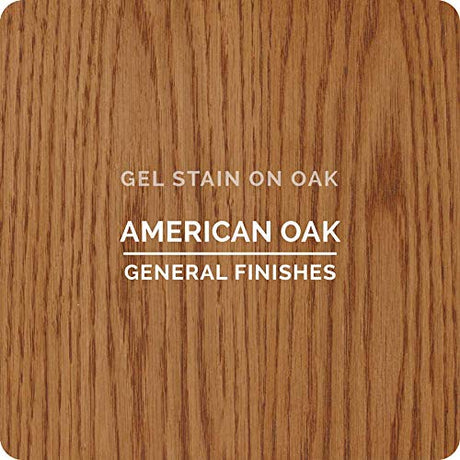 General Finishes Oil Base Gel Stain, 1 Pint, American Oak General Finishes