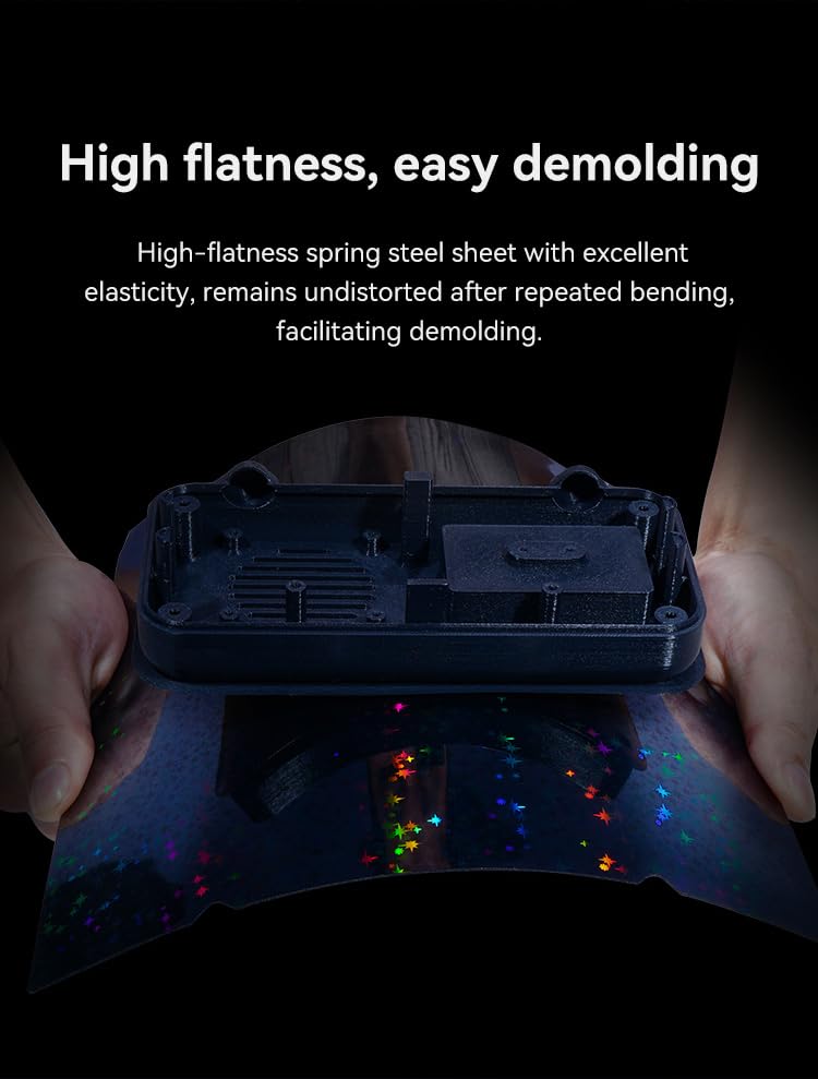 Creality Double-sided Printing “Stars” Platform 235*235mm (Glossy PET + Coated PEI), Without soft magnetic sticker, 3D Printer Platform for K1/Ender-3 V3/SE/KE/S1/3 S1Pro/3/3 Pro/3S/3V2/5/5S/5Pro Lokkr