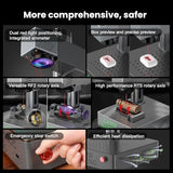 Mr.Carve S4-20W Fiber Laser Marking Machine for Metals&Jewelry&Plastics,Fiber laser engraver with Lightburn compatibility MR. CARVE