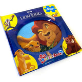 Disney Lion King My First Puzzle Book - Jigsaw Puzzles for kids, 10-page board book, 5 puzzles to enjoy Phidal