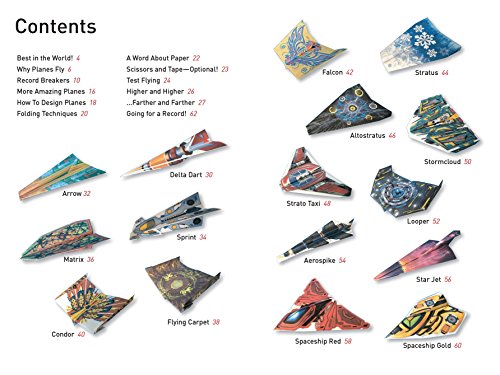 Record Breaking Paper Airplanes Kit: Make Paper Planes Based on the Fastest, Longest-Flying Planes in the World!: Kit with Book, 16 Designs & 48 Fold-up Planes Tuttle Publishing