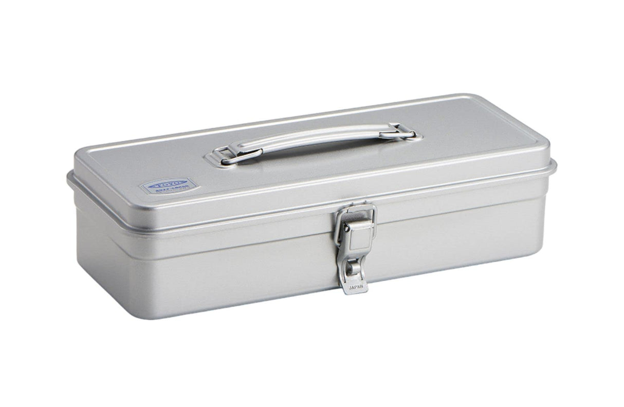 Toyo Steel T-320-SL Trunk Shape Steel Tool Box 33.3 x 13.7 x 9.5 cm Silver Toyo