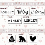 Mothers Day Gifts - Mom Sign Personalized with Kids Names - 4 Wooden Colors, 5 Fonts, 2 Sizes - Custom Rustic Wood Mom Sign GIFTBYGIFTY