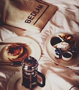 BEDLAM Twin/Twin XL Duvet Cover Set - 3pcs 100% Cotton Duvet Cover, Includes a White Percale Duvet Covers with a Black Satin Border & 2 Cotton Pillowcases - 400TC Luxury Twin Duvet Cover Bedding Set BEDLAM