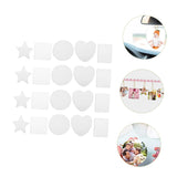 JEWEDECO 40 Pcs Sublimation Blanks Scented Hanging Blanks Blanks Car Sublimation Air Freshener Blanks White Felt JEWEDECO