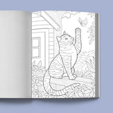 Stress Relief Cat Coloring Book: Calming and Adorable Designs for Adults WoodArtSupply
