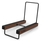 Victrola 'The Stand' - Table Top Vinyl Records and Album Holder & Organizer, Espresso Wood Finish with Smart Black Metal Accents, Elegant and Stylist Looks, Holds Over 25 Albums Victrola