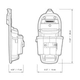 ToughBuilt - Technician 6-Pocket Pouch - Large, ClipTech Pouch Clips & Hub Included, 4 Taylor-Fit Screwdriver Loops - (TB-CT-36-L6) ToughBuilt