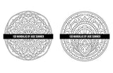 Mandala Coloring Book: For Adults with 100 Magical Mandalas WoodArtSupply