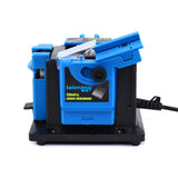 CHUNILLE Electric Sharpener Scissor Knife Drill Bit Chi-sel Sharpening Machine Multi-Task 1350rpm 96W Blue CHUNILLE