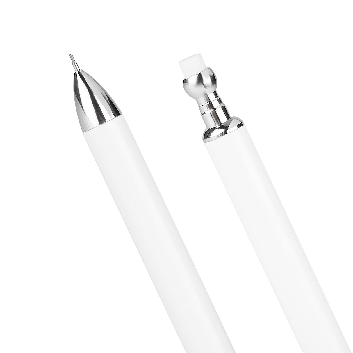 makerflo 12 Pieces Sublimation Mechanical Pencils With Erasers, 0.7MM Lead Refills, and Removable Chamber For Students, Drawing Writing Sketching Smudge Free makerflo