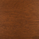 SAFAVIEH Home Collection - Liasonya Modern Natural Brown Waterfall Curved Console Table SAFAVIEH