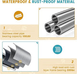 Sunvasagoo Electric Dog Grooming Table - Professional Quiet Motor, Non-Slip Desk Mat, Height Stepless Adjustable, Unique Smooth Edge Wrap, and Heavy-Duty Frame Construction. Sunvasagoo