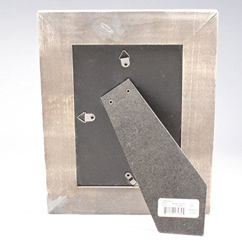 Lawrence Frames 5x7 Distressed Gray Wood with White Wash Picture Frame Lawrence Frames