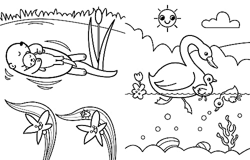 My Busy Baby Animals Coloring Book WoodArtSupply