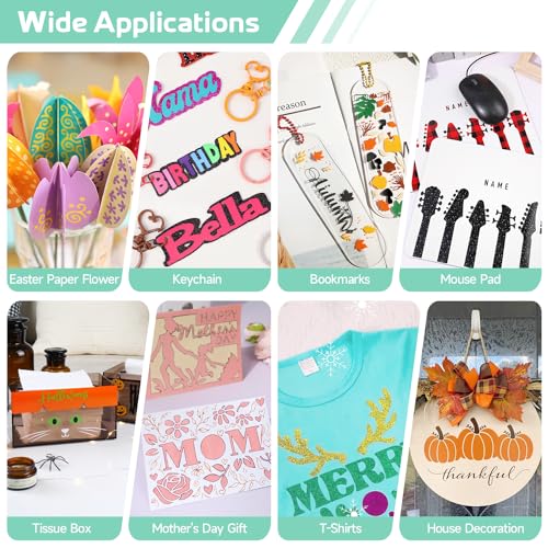 GO2CRAFT All-in-One Accessories Bundle, 90Pcs Ultimate Tools and Accessories with Vinyl, Weeding Tools, Transfer Tape, Crafting Starter Kit GO2CRAFT