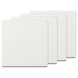 PYD Life 4 Pack Sublimation Photo Frame Home Decor Blanks 10" x 10" Square 0.6 Inch Thickness MDF Hardboard White Wall Hanging with Stand for Heat Press Machine Heat Transfer PYD Life