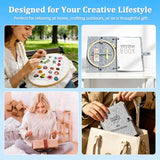 2026 Upgraded Embroidery Stitch Book Kit with 8.27"x10.65" Portable Loose-Leaf Cover, 103 Stitches & 60 Patterns, All-in-One Hand Embroidery Kit for Beginners with Tools & Step-by-Step Video Tutorials