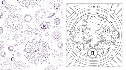 Astrology Coloring Book: Color Your Way to Unlock and Explore Your Spiritual Journey (Chartwell Coloring Books) WoodArtSupply