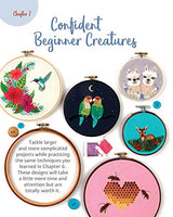 Animal Embroidery Workbook: Step-by-Step Techniques & Patterns for 30 Cute Critters & More (Landauer) Designs include Foxes, Sloths, Hedgehogs, Giraffes, Cats, Chickadees, Pandas, Bees, Flowers & More Fox Chapel Publishing