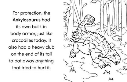 Dinosaur Book for Kids: Coloring Fun and Awesome Facts (A Did You Know? Coloring Book)